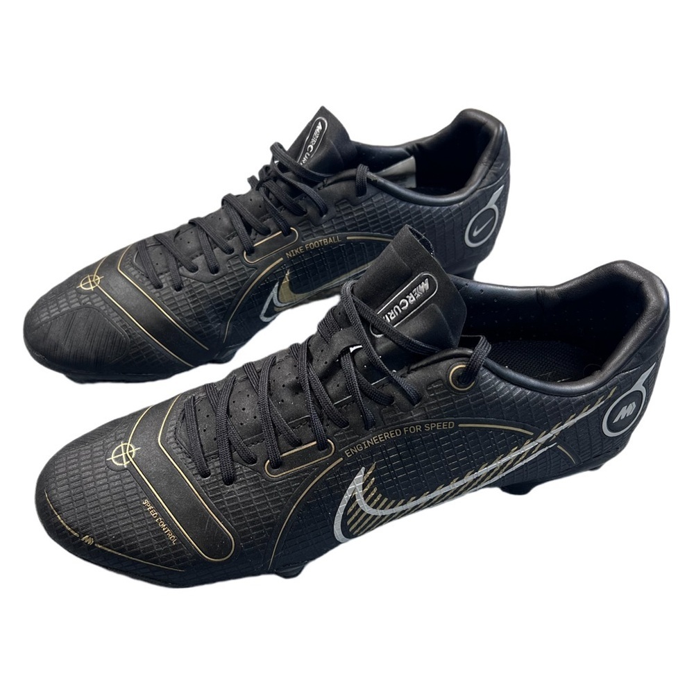 ⚽ Nike Mercurial Soccer Cleats | Black & Gold | Men’s Size 8 | Firm Ground ⚽